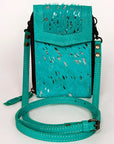 American Darling Cell Phone Holder Hair On Genuine Leather women bag western handbag purse