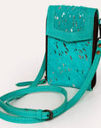 American Darling Cell Phone Holder Hair On Genuine Leather women bag western handbag purse