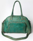 Never Mind Nmbgz121B Tote Vintage Handmade Genuine Cowhide Leather Women Bag Western Handbag Purse
