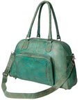 Never Mind Nmbgz121B Tote Vintage Handmade Genuine Cowhide Leather Women Bag Western Handbag Purse