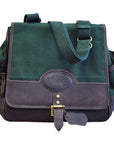 11”W x 12”H x 6”D Hunting Field Bag Leather Canvas