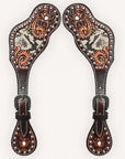Durable Handcrafted PremiumLeather Spur Straps For Women Western Riding Show Rodeo