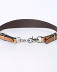 Bar H Equine Genuine Western American Leather Horse Premium Headstall & Breast Collar Set