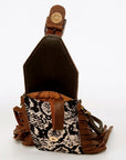 American Darling Cell Phone Holder Hair On Genuine Leather women bag western handbag purse