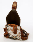 American Darling Cell Phone Holder Hair On Genuine Leather women bag western handbag purse
