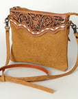 American Darling Small Crossbody Saddle Blanket Genuine Leather women bag western handbag purse
