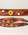 American Darling ADSTZ101 Hand Tooled Genuine Leather Crossbody Handle Strap For Bags