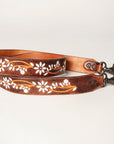 Hand Tooled Genuine Leather Crossbody Strap For Bags And Everyday Essentials Casual