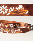 Hand Tooled Genuine Leather Crossbody Strap For Bags And Everyday Essentials Casual