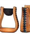Horse Western Saddle Stirrup Leather Stirrups Pair Hilason