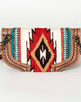 ADBG829A American Darling Hand Tooled Saddle Blanket Genuine Leather Women Bag Western Handbag Purse