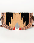ADBG829B American Darling Hand Tooled Saddle Blanket Genuine Leather Women Bag Western Handbag Purse