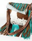 American Darling ADBG830 Messenger Hair-On Genuine Leather Women Bag Western Handbag Purse