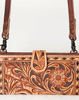 ADBG832 American Darling Hand Tooled Genuine Leather Women Bag Western Handbag Purse