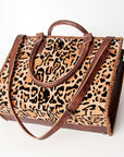 American Darling Briefcase Hair On Genuine Leather women bag western handbag purse