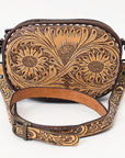 American Darling ADBGZ604 Crossbody Hand Tooled Genuine Leather Women Bag Western Handbag Purse