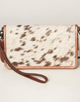 American Darling ADBGZ607 Small Crossbody Hair-On Genuine Leather Women Bag Western Handbag Purse
