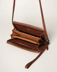 American Darling ADBGZ607 Small Crossbody Hair-On Genuine Leather Women Bag Western Handbag Purse