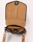 American Darling ADBGZ612 Messenger Saddle Blanket Genuine Leather Women Bag Western Handbag Purse