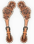 Durable Handcrafted PremiumLeather Spur Straps For Women Western Riding Show Rodeo