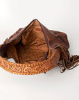 Hobo Hair On Saddle Blanket Genuine Leather Western Bag For Women