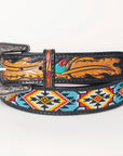 American Darling Beautifully Hand Tooled Genuine American Leather Belt Men and Women