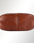 Spaghetti Western Swc184Tan Hobo Vintage Handmade Drum Dyed Genuine European Cowhide Leather Women Bag Western Handbag Purse