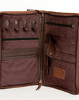 American Darling Jewelry Case Hand Tooled Hair On Genuine Leather women bag western handbag purse