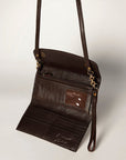 American Darling Wallet Hand Tooled Genuine Leather women bag western handbag purse
