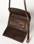 American Darling Wallet Hand Tooled Genuine Leather women bag western handbag purse