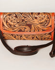 American Darling Wallet Hand Tooled Genuine Leather women bag western handbag purse