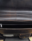 KD Stephens Rugged Leather Laptop Business Easy Access Briefcase