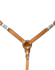 Bar H Equine American Leather Horse Saddle Tack One Ear Headstall | Breast Collar | Browband Headstall | Wither Strap | Tack Set BER252