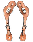 Durable Handcrafted PremiumLeather Spur Straps For Women Western Riding Show Rodeo