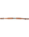 Bar H Equine American Leather Horse Saddle Tack One Ear Headstall | Breast Collar | Browband Headstall | Wither Strap | Tack Set BER252