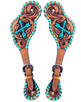 Durable Handcrafted PremiumLeather Spur Straps For Women Western Riding Show Rodeo