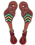 Durable Handcrafted PremiumLeather Spur Straps For Women Western Riding Show Rodeo