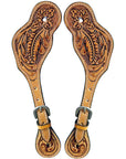 Durable Handcrafted PremiumLeather Spur Straps For Women Western Riding Show Rodeo