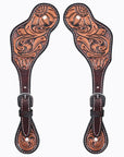 Durable Handcrafted PremiumLeather Spur Straps For Women Western Riding Show Rodeo