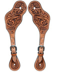 Durable Handcrafted PremiumLeather Spur Straps For Women Western Riding Show Rodeo