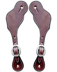 Durable Handcrafted PremiumLeather Spur Straps For Women Western Riding Show Rodeo