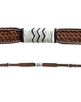 Bar H Equine American Leather Horse Saddle Tack One Ear Headstall | Breast Collar | Browband Headstall | Wither Strap | Tack Set BER279
