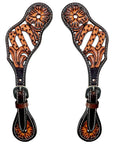 Durable Handcrafted PremiumLeather Spur Straps For Women Western Riding Show Rodeo