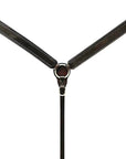 Bar H Equine Genuine Western American Leather Horse Premium Headstall & Breast Collar Set