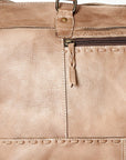 Never Mind Nmbg136A Duffel Vintage Handmade Genuine Cowhide Leather Women Bag Western Handbag Purse