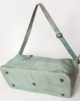 Never Mind Nmbg136C Duffel Vintage Handmade Genuine Cowhide Leather Women Bag Western Handbag Purse