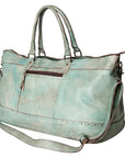 Never Mind Nmbg136C Duffel Vintage Handmade Genuine Cowhide Leather Women Bag Western Handbag Purse