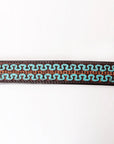 HILASON Western Genuine Leather Heavy Duty Hand Painted Dog Collar