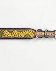 HILASON Western Genuine Leather Heavy Duty Hand Painted Dog Collar