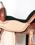 Western Horse Barrel Racing Saddle Trail Pleasure American Leather Hilason